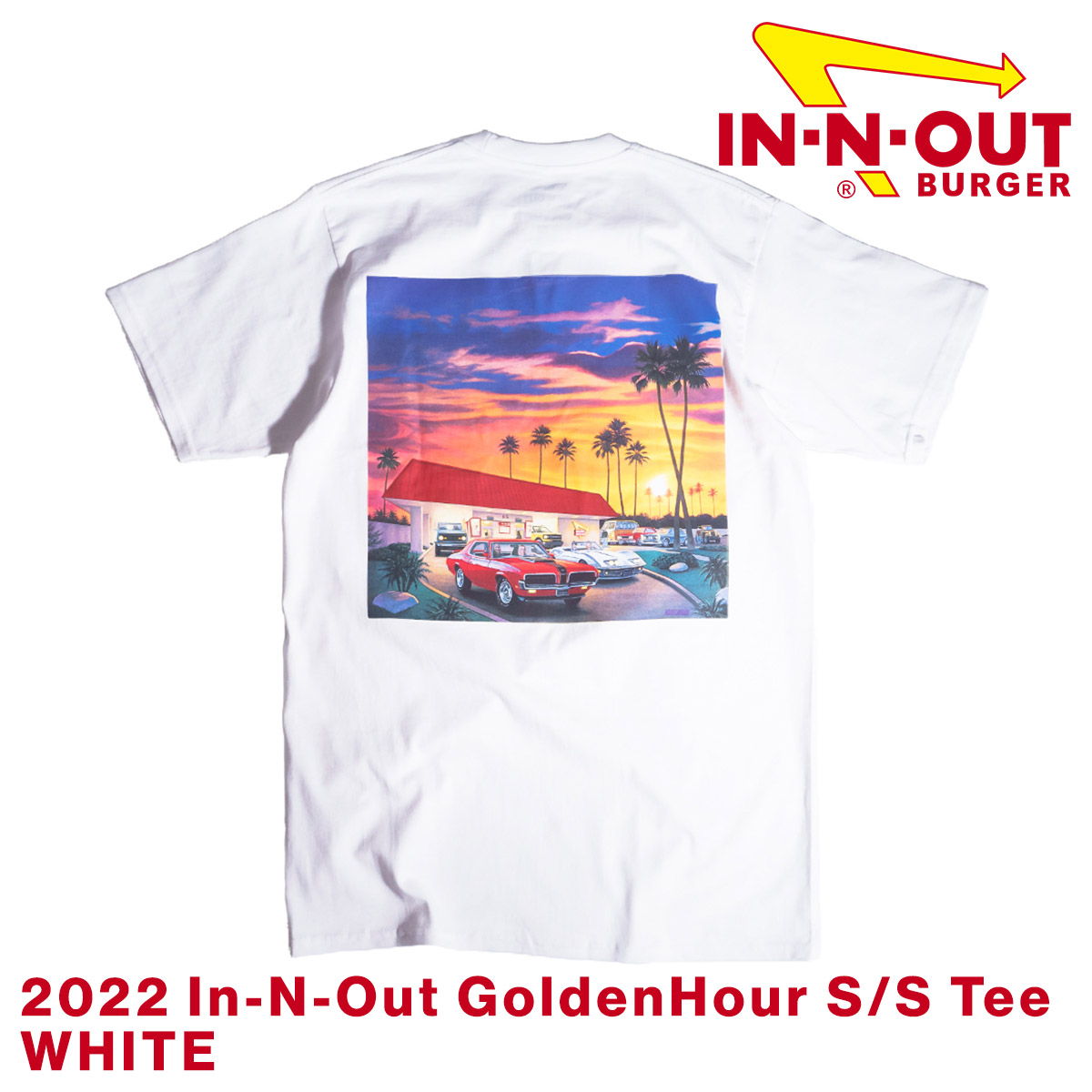 インアンドアウトバーガー 半袖 Tシャツ 2022 インアンドアウト