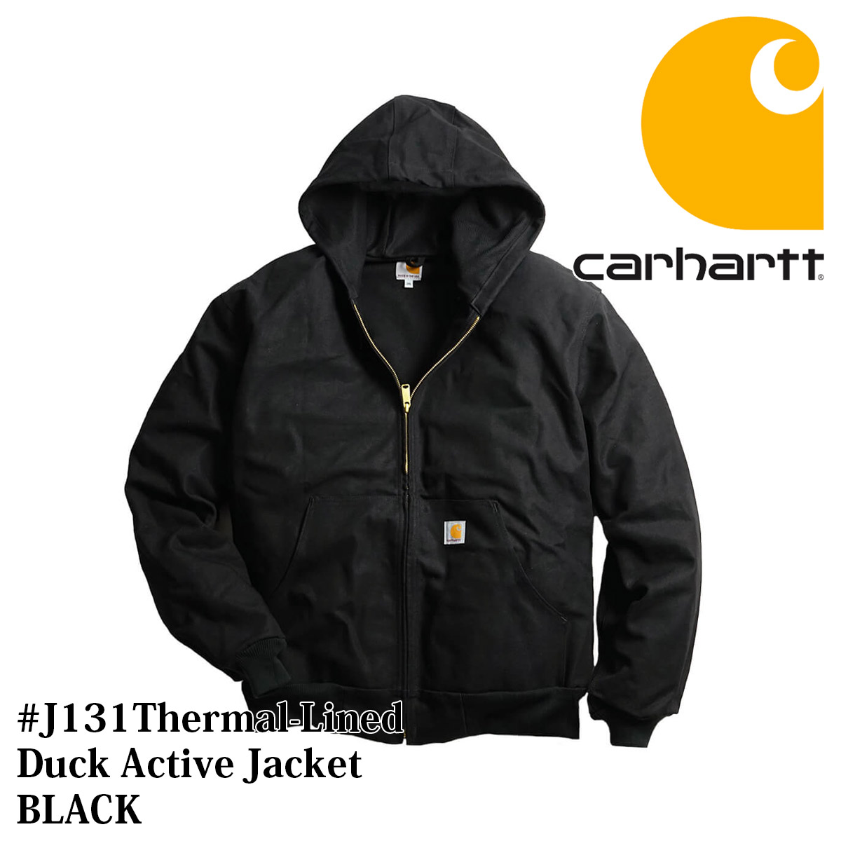 カーハート Carhartt J131 ダックアクティブジャケット サーマル裏地 ビッグサイズ 大きいサイズ Thermal-Lined Duck  Active Jacket ワークジャケット