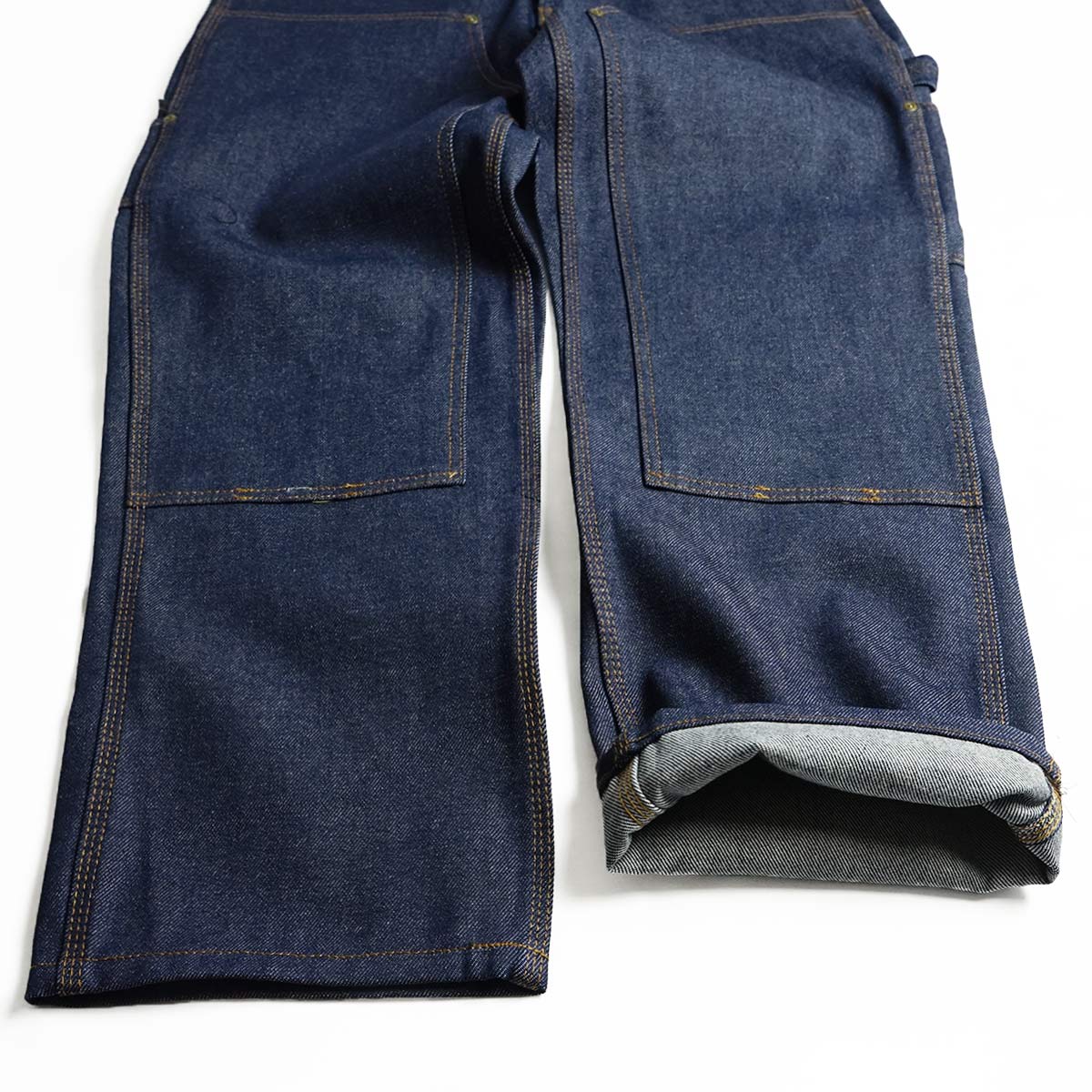 キー KEY ダブルフロント デニム ロガー ダンガリー パンツ447-41 メンズ 30-46 ダブルニー ペインターパンツ カーペンターパンツ 生デニム 14オンス | KEY | 11
