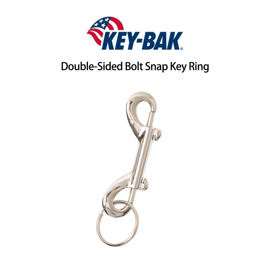 �L�[�o�b�N KEY-BAK �_�u���{���g�X�i�b�v�L�[�����O �b �L�[�z���_�[ �x���g���[�v �J���r�i �L�[�`�F�[�� �A�����J�� �č��� MADE IN USA