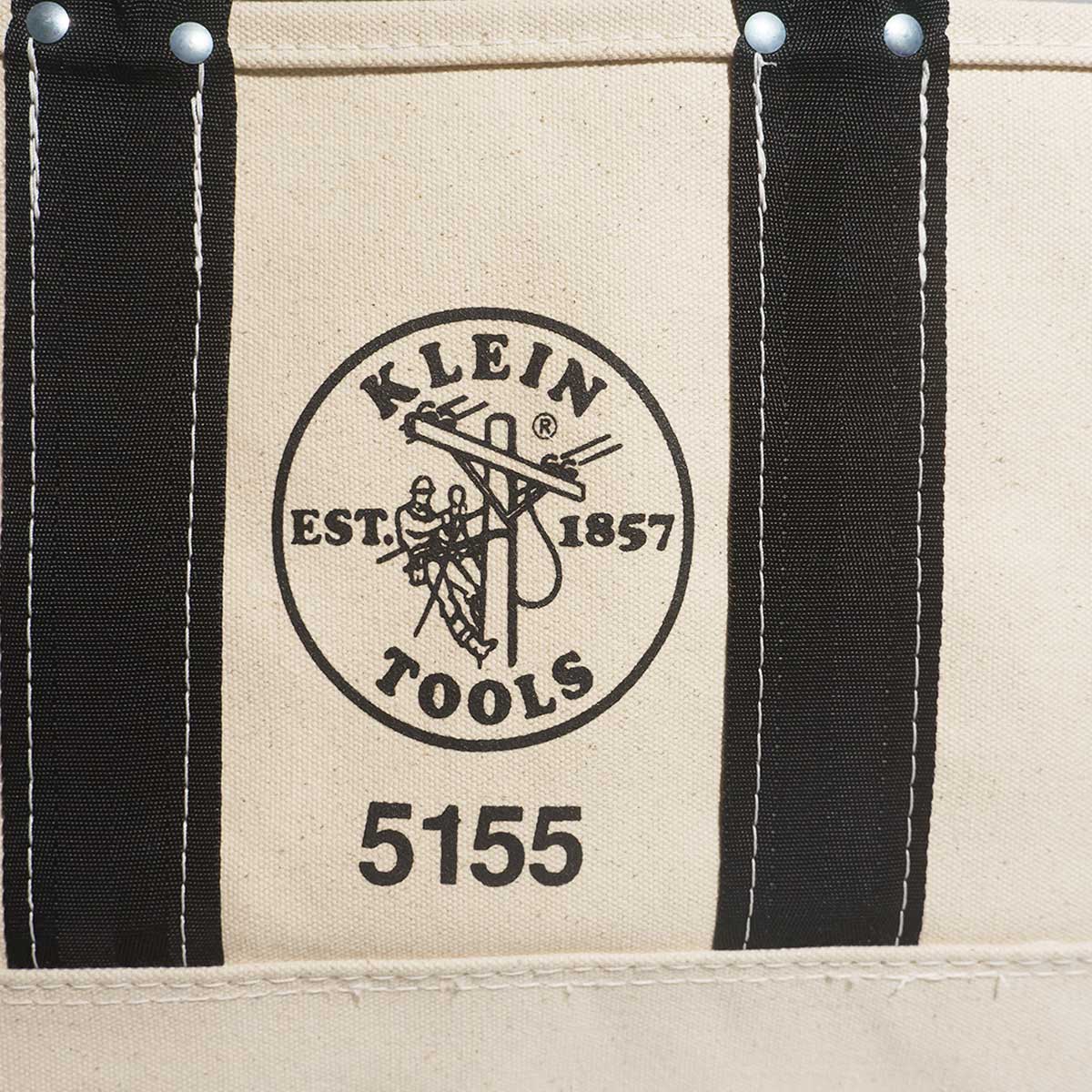 クラインツールズ KLEIN TOOLS キャンバスツールバッグ 17インチ ｜ 5155 アメリカ製 米国製 キャンバス リベット 工具入れ 工具箱  トートバッグ