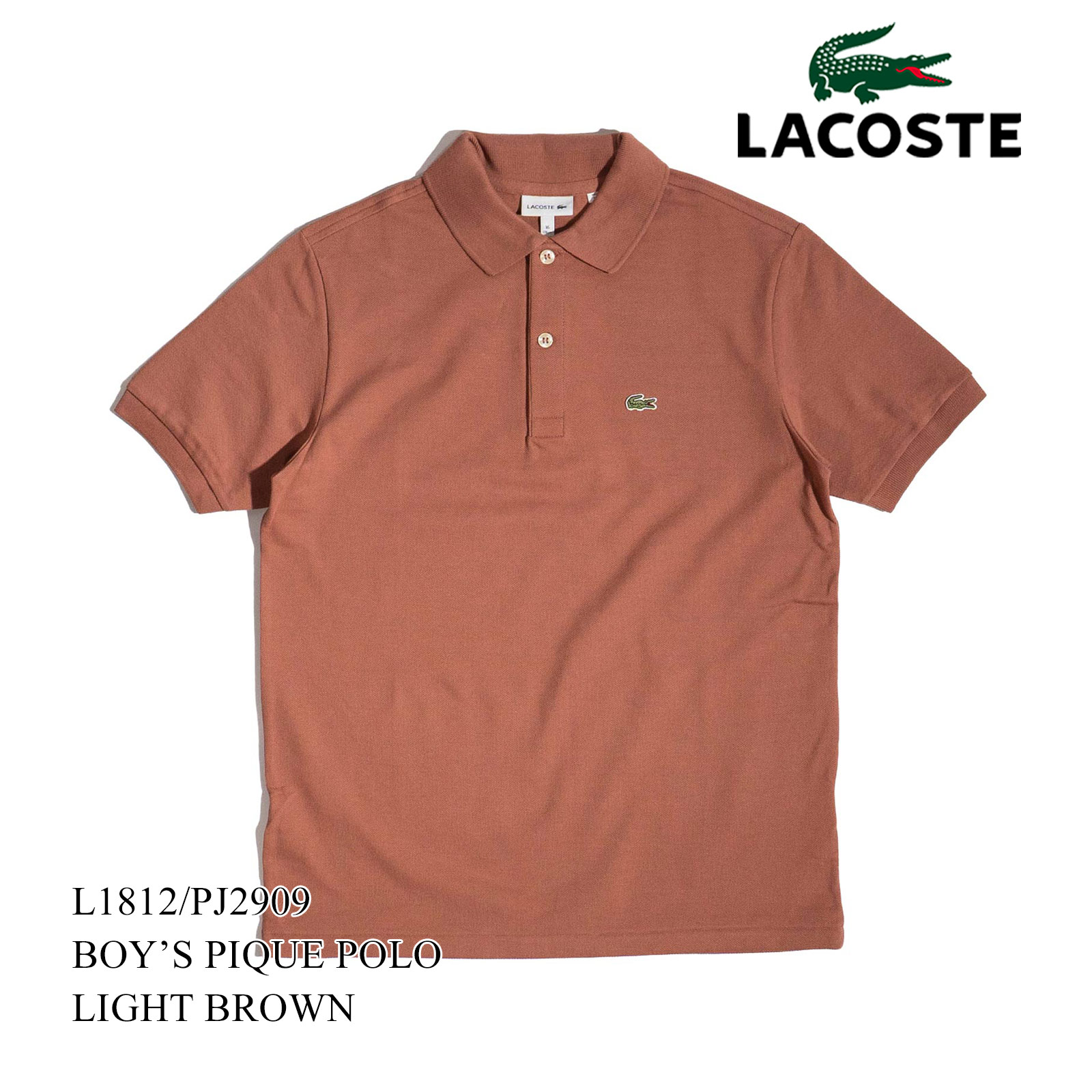 LACOSTE ラコステ PJ2909/L1812 ボーイズ 半袖 ポロシャツ 世界