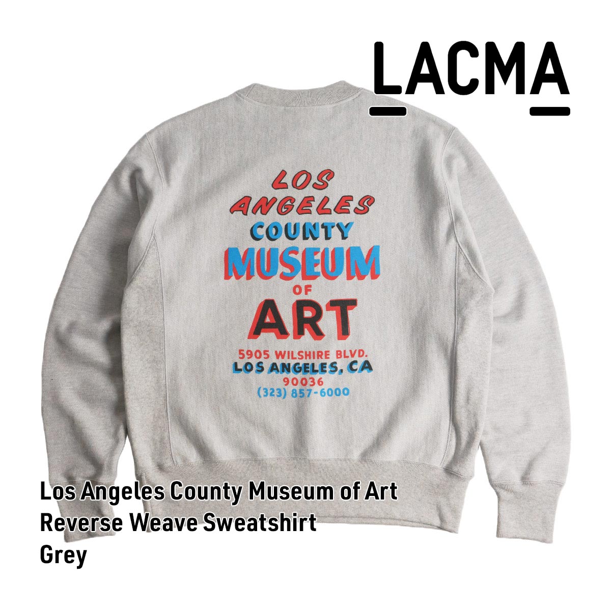 LACMA ロサンゼルスカウンティ―美術館 LACMA ハンドペイントサイン チャンピオン リバースウィーブメンズ 海外買い付け ベン・クレヴェイ  シー・チンプ