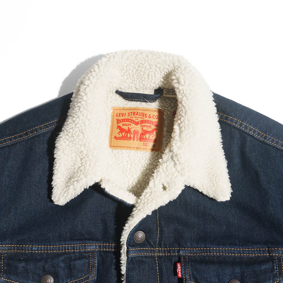 リーバイス LEVI'S タイプ3 シェルパトラッカージャケット ジュニパーリンス ｜ メンズ XS-XXXL 裏ボア ジージャン ボアジャケット  デニム