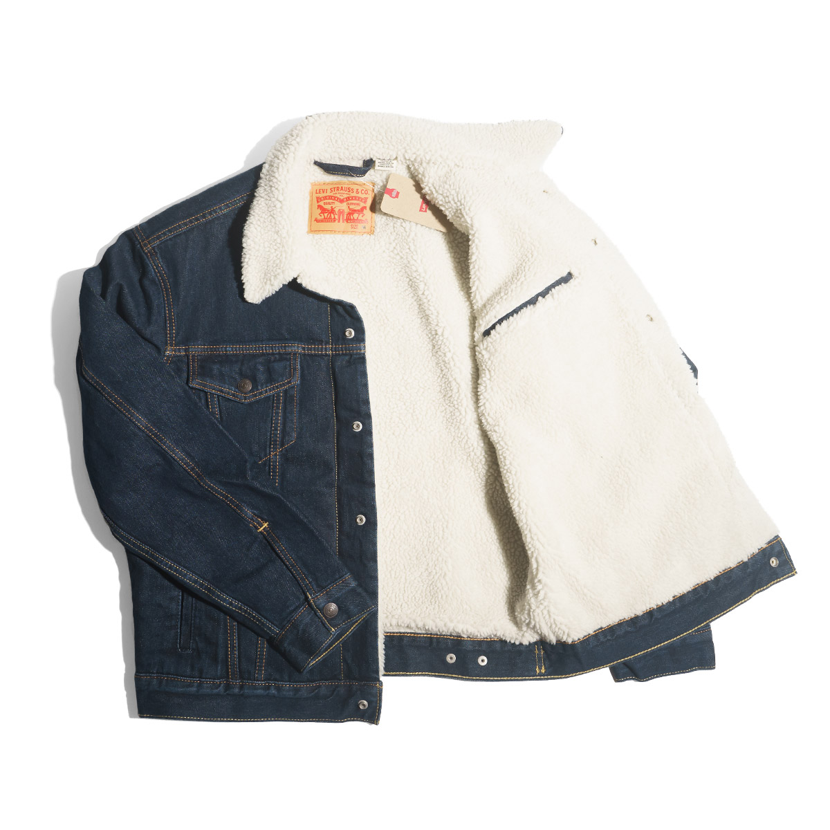 Levi's リーバイス メンズ 中綿 防寒 デニムジャケット A5434-0000