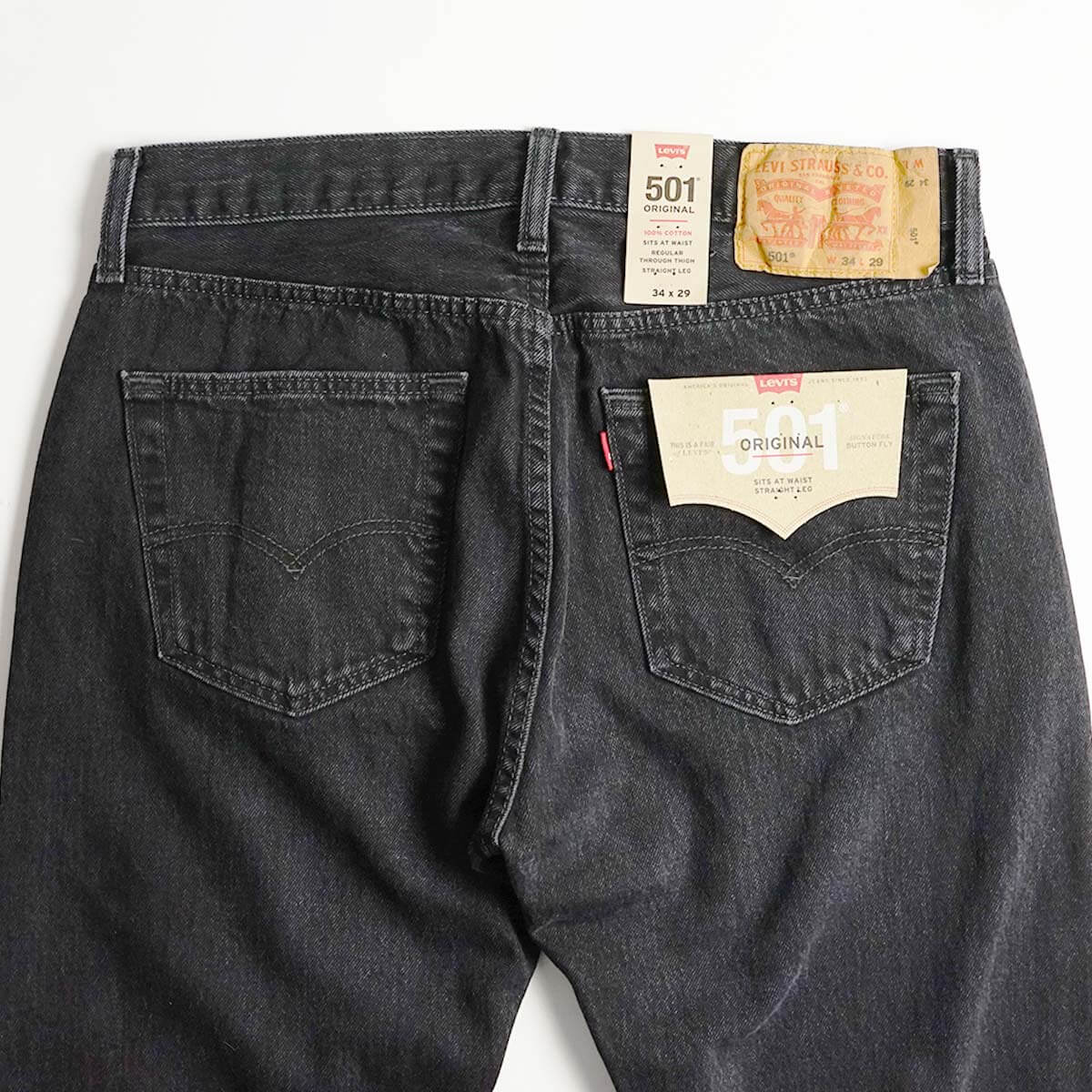 リーバイス LEVI'S 501 オリジナルユーズドウォッシュ プランク