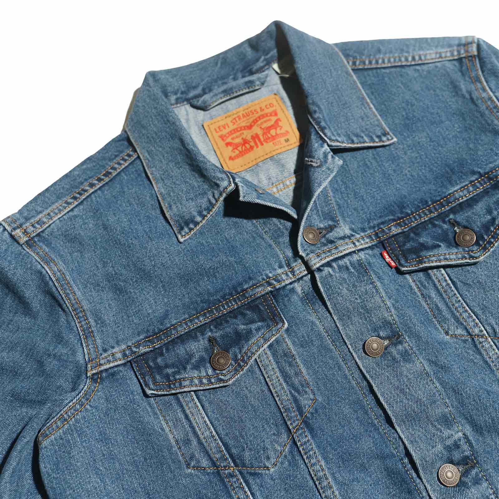 リーバイス LEVI’S #72334 デニムジャケット ザ・トラッカー ミディアム ストーンウォッシュジャケット THE TRUCKER 3RD  ジージャン Gジャン