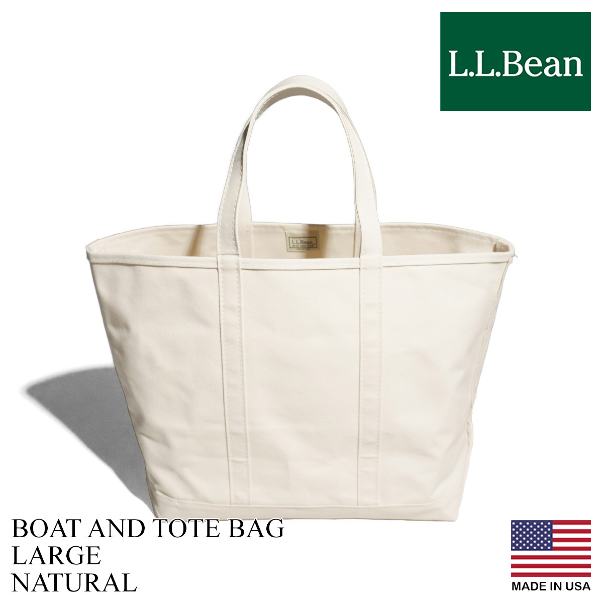 LLビーン L.L.Bean ボートアンドトートバッグ ラージ MADE IN USA ｜ llbean エルエルビーン トート メンズ レディース アメリカ製 かばん Lサイズ BOAT AND TOT｜jalana｜07