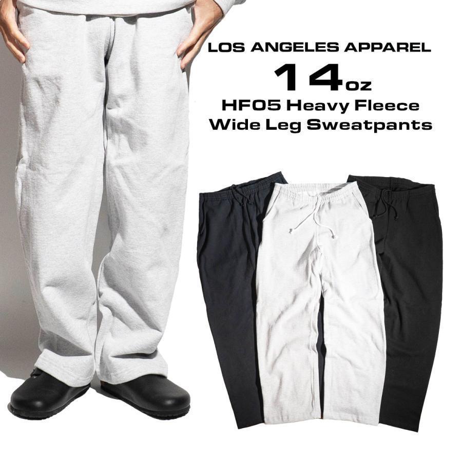【並行輸入品　本国企画】ロサンゼルスアパレル LOSANGELES APPAREL HF05 14オンス ヘビーフリース ワイドレッグ スウェットパンツ ｜ メンズ S-XXL アメリカ製 | LOS ANGELES APPAREL