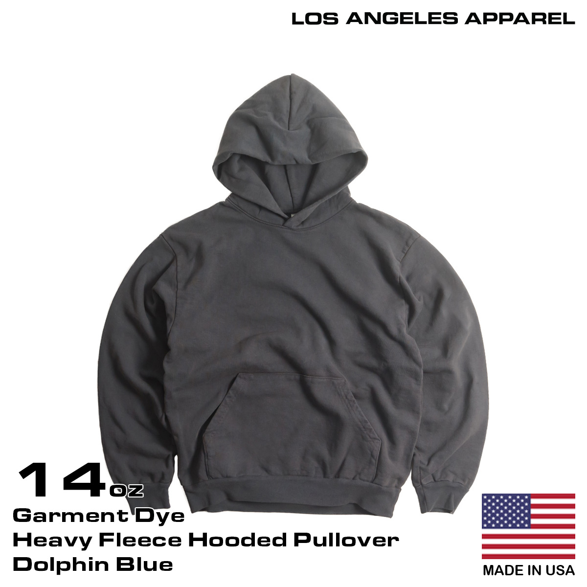 LOS ANGELES APPAREL メンズパーカー（色：グリーン系）の