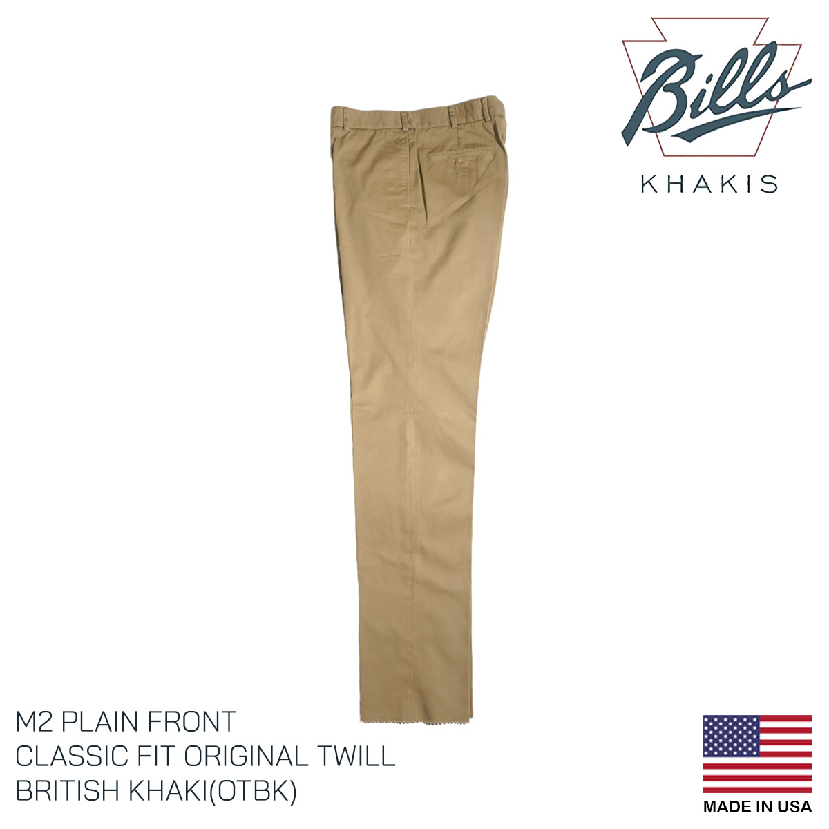 海外 正規品】 チノパン ビルズカーキ Khakis Bills USA製 M2P 