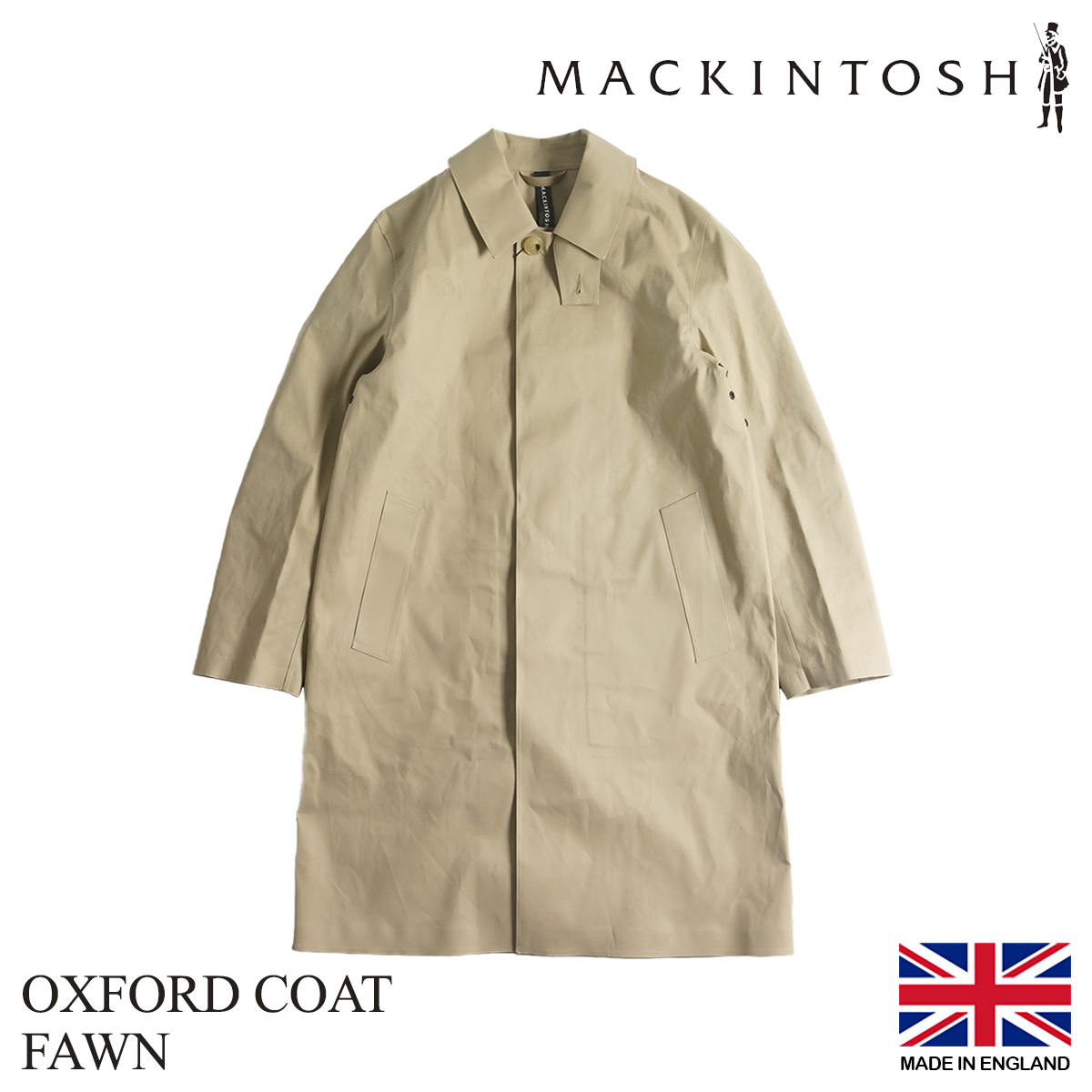 マッキントッシュ MACKINTOSH オックスフォード メンズ 36-44 ゴム引き ステンカラーコート ダンケルド 日本未発売 本国モデル  イギリス製