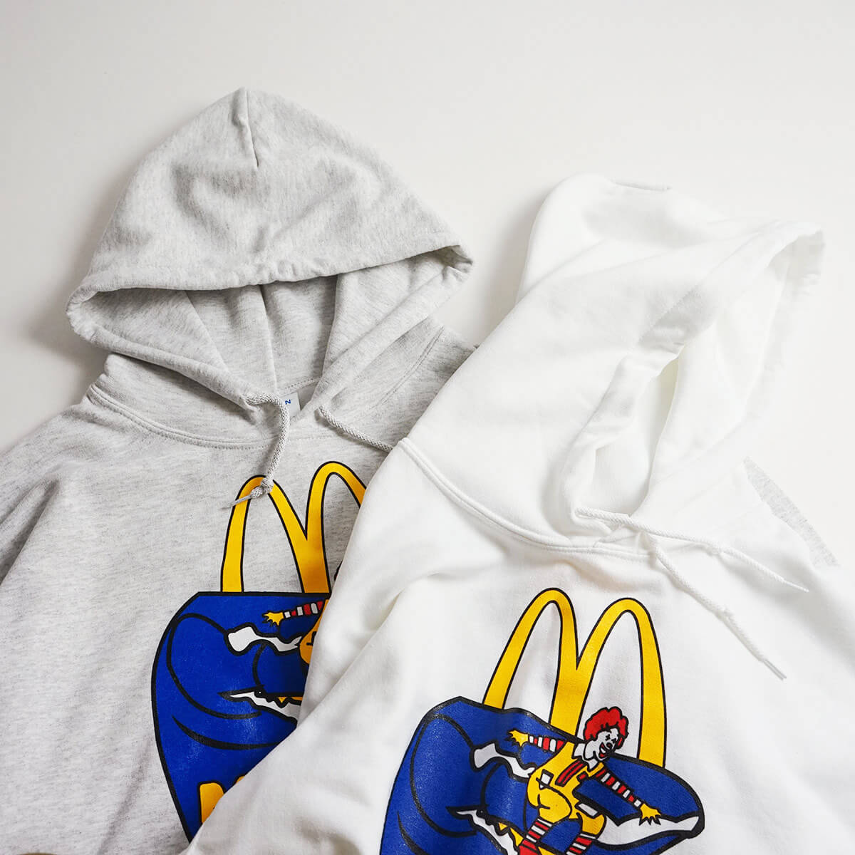 マクドナルド プルオーバー フード スウェット 波乗りドナルド マリブ