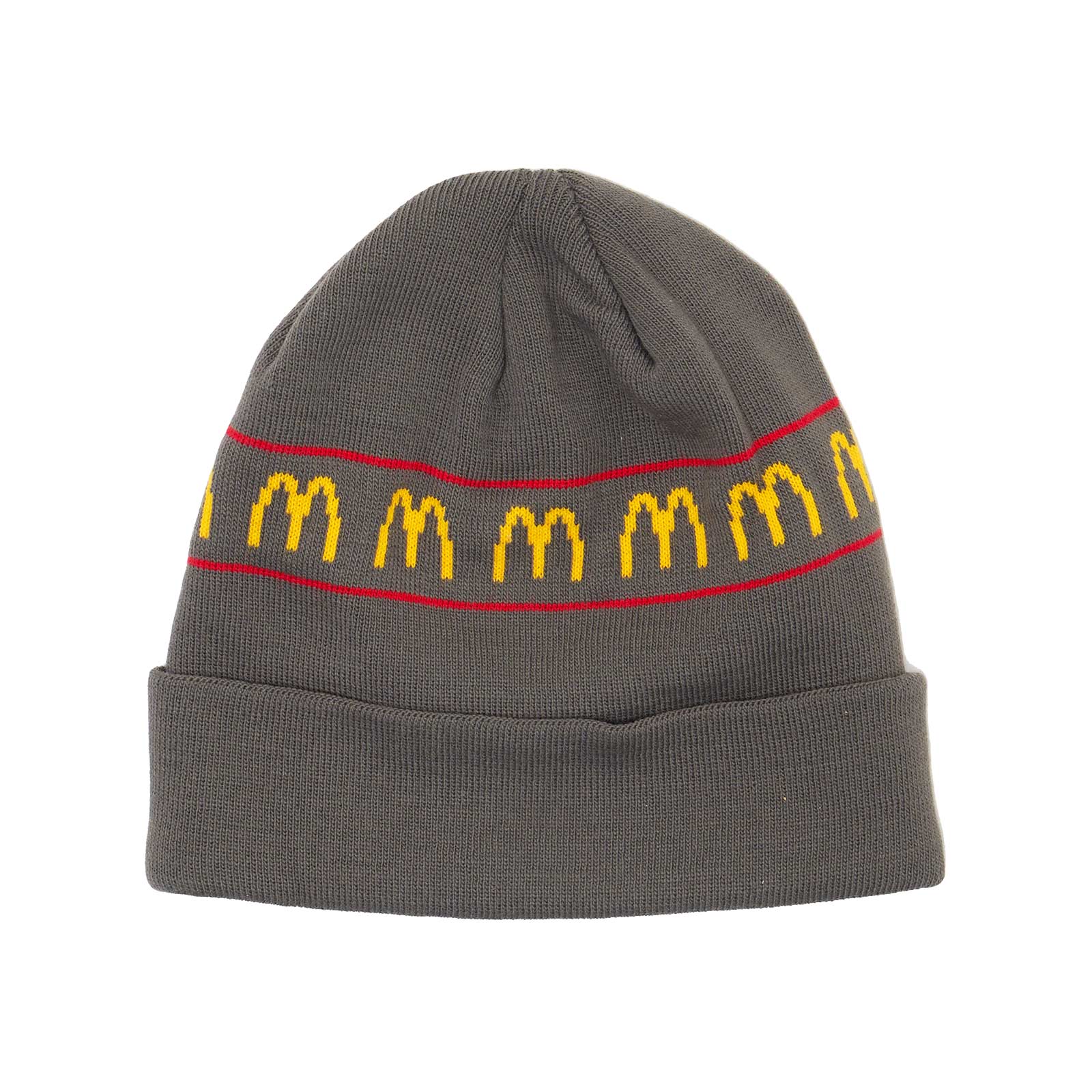 McDonald's ロナルド・マクドナルド ニット帽 マクドナルド McDonald's アーチズストライプ グレービーニー