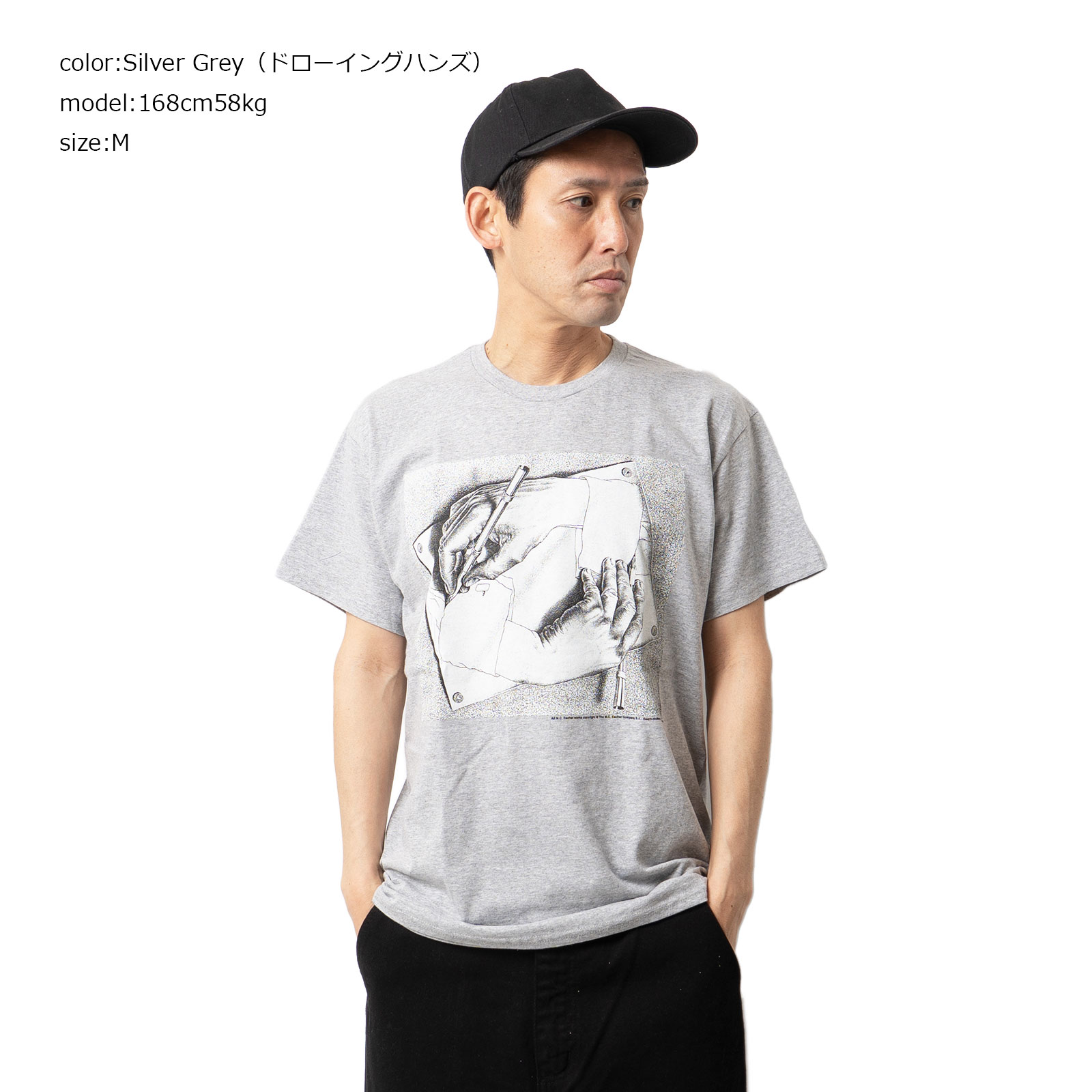 M.C. ESCHER M.C.エッシャー 半袖Tシャツ ｜ メンズ S M L XL アートT