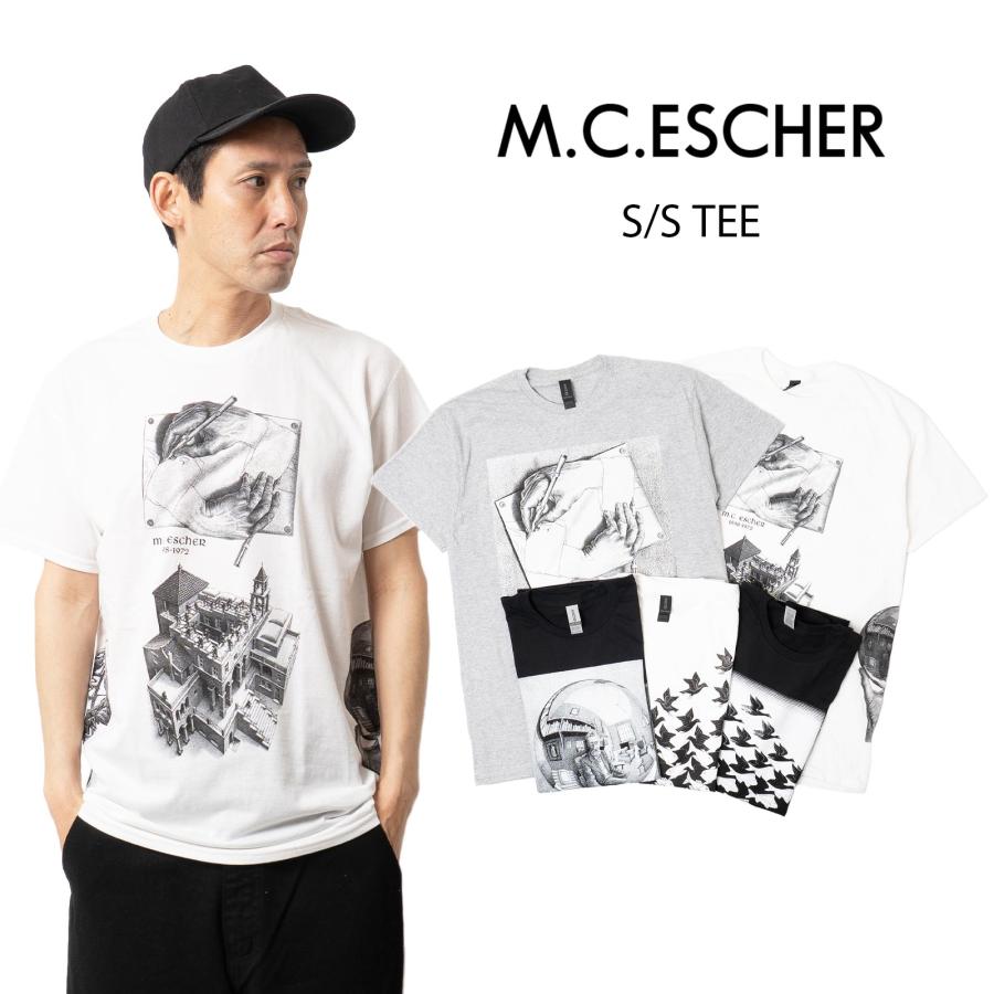 M.C. ESCHER M.C.エッシャー 半袖Tシャツ ｜ メンズ S M L XL アートT