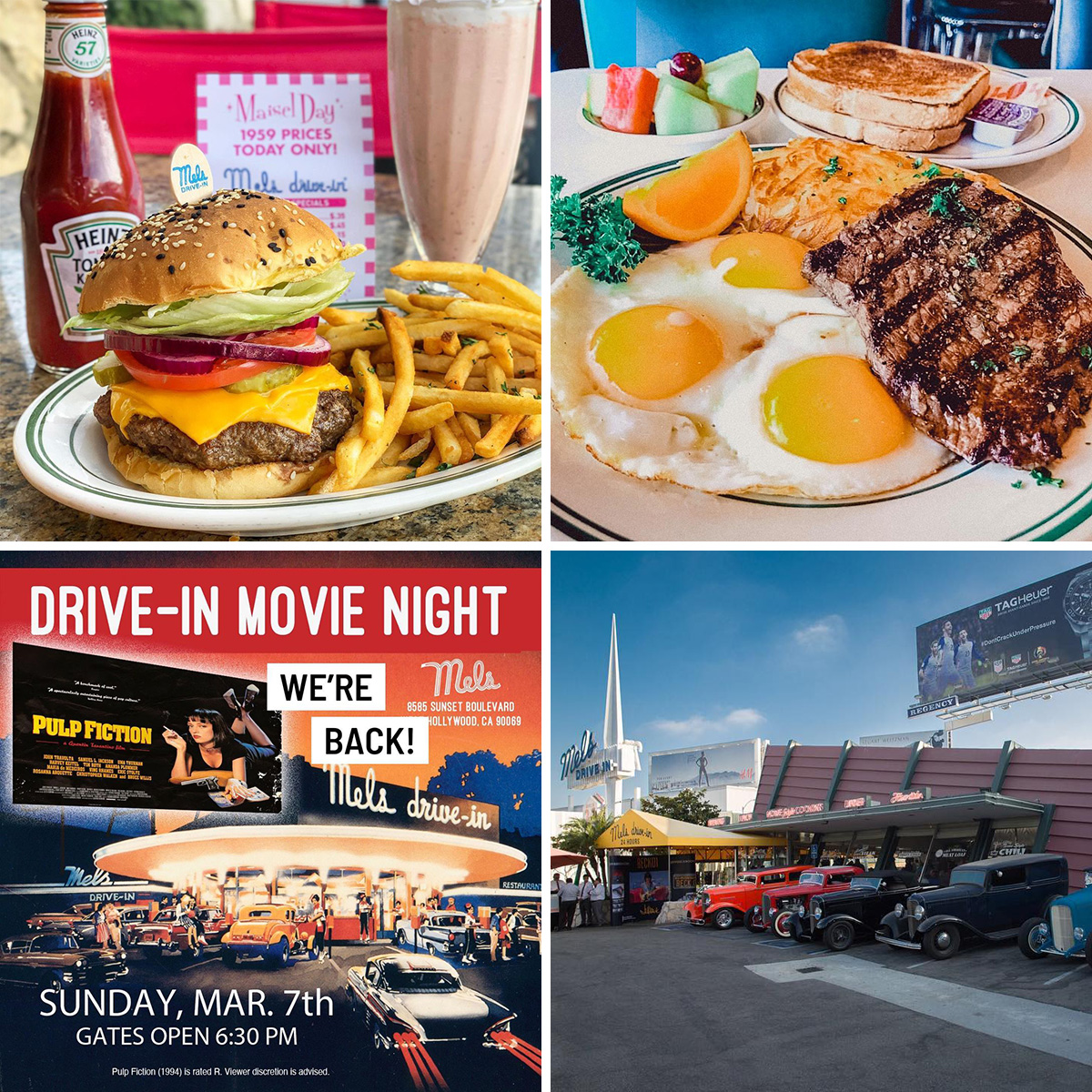 メルズドライブイン Mel's DRIVE-IN 別注 半袖 ペーパーバッグTシャツ