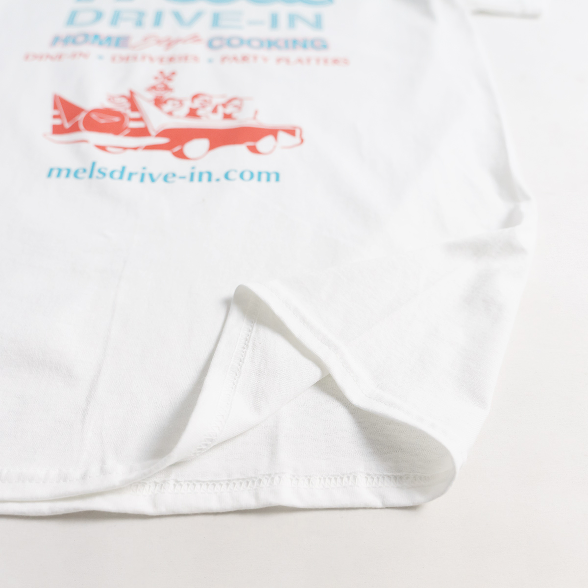 メルズドライブイン Mel's DRIVE-IN 別注 半袖 ペーパーバッグTシャツ