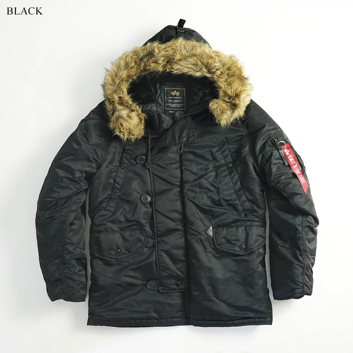 アルファ インダストリーズ ALPHA INDUSTRIES N-3B IMPORT インポート ｜ メンズ N3B 中綿 ジャケット アウター 防風  防寒 ミリタリー セージ グリーン ブルー