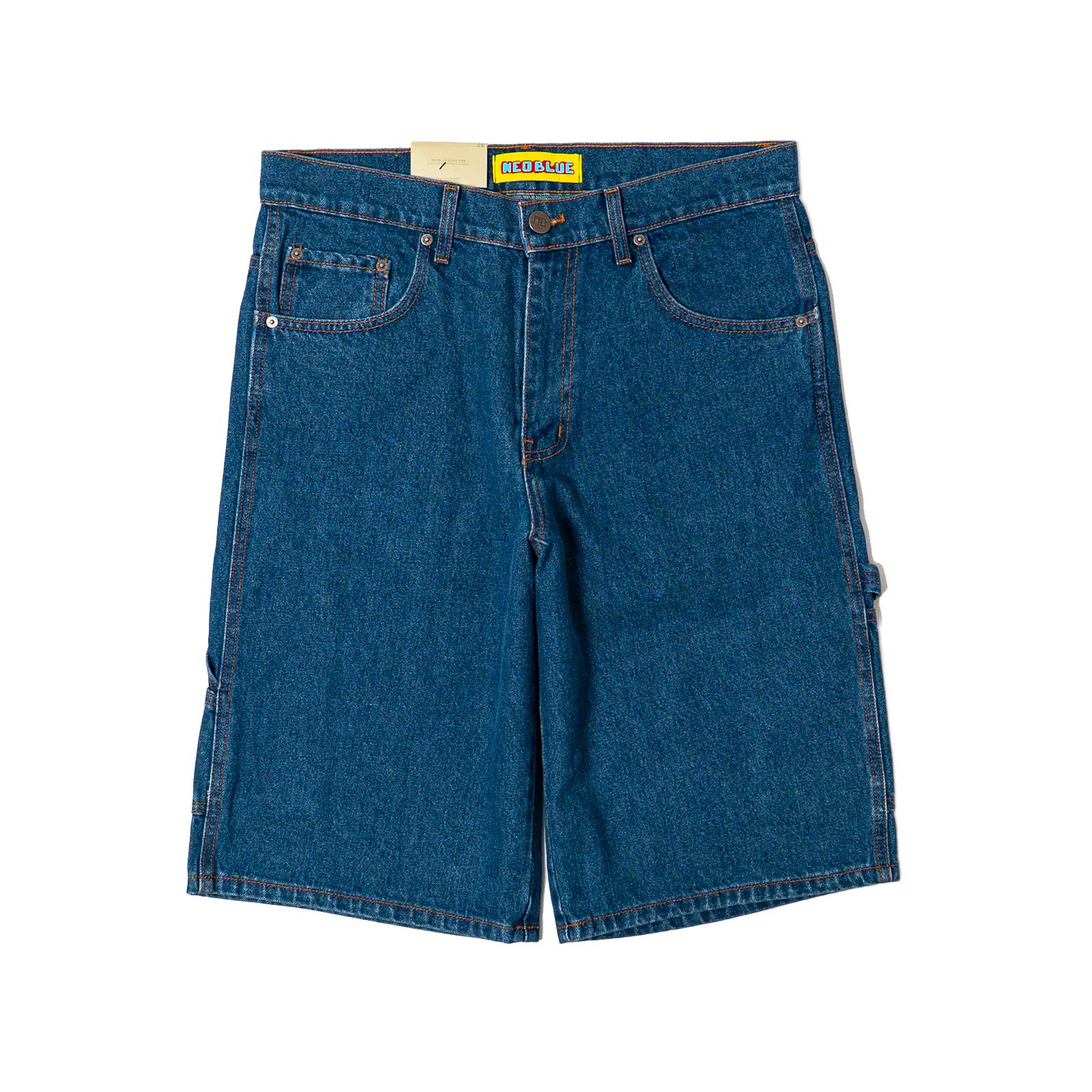 極太　Jorts バギーショーツ　ペインターショーツ　デニムショーツ ネオブルー NEOBLUE バギー カーペンターショーツ ミディアムブルー