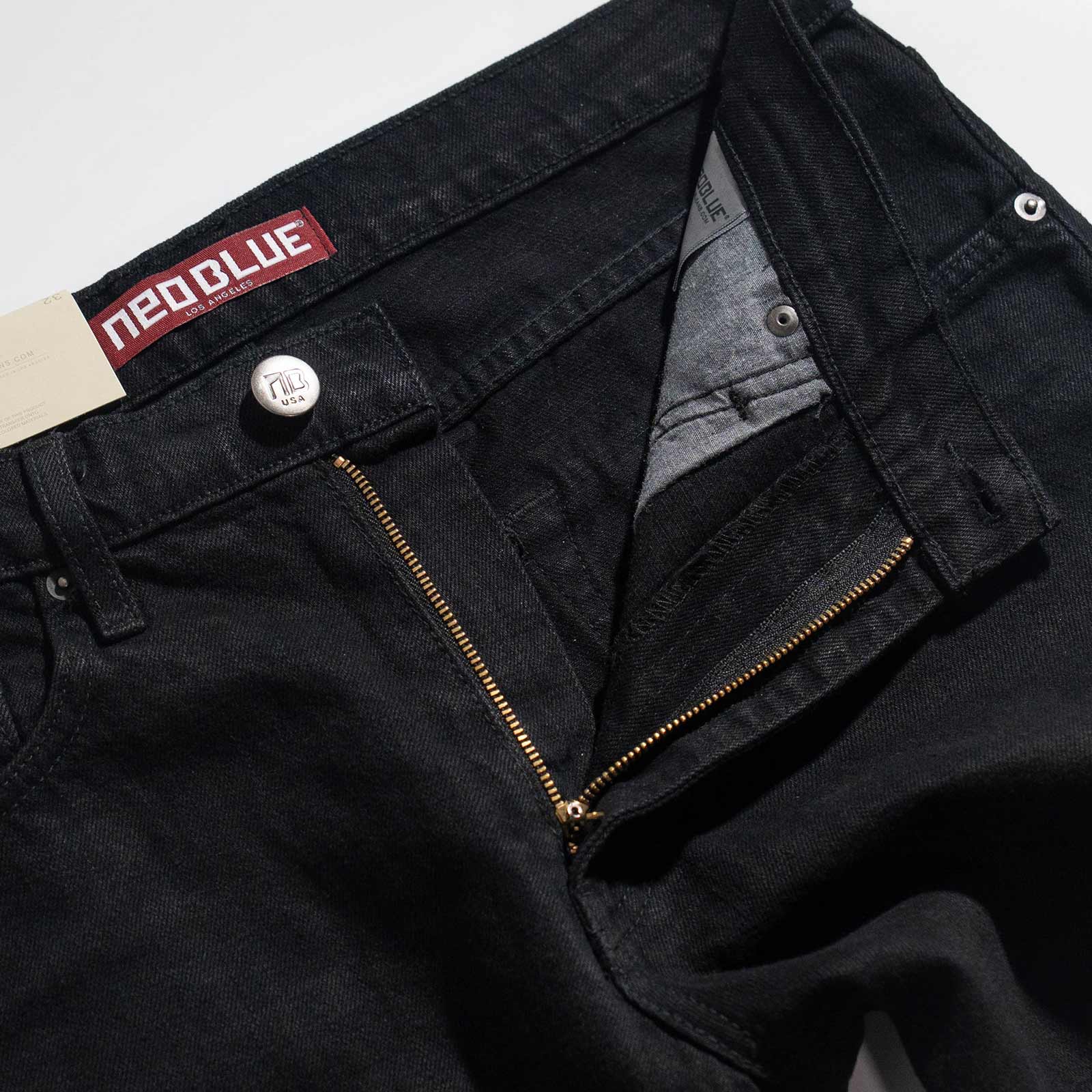 ネオブルー NEO BLUE スリム ブラック ｜ 2001 メンズ 30-44インチ 後