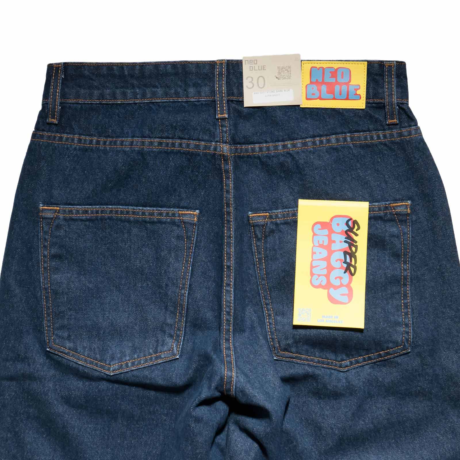 【未使用に近い】エストネーション　ダークブルー バギーパンツ　36 未使用に近い】エストネーション ダークブルー バギーパンツ 36