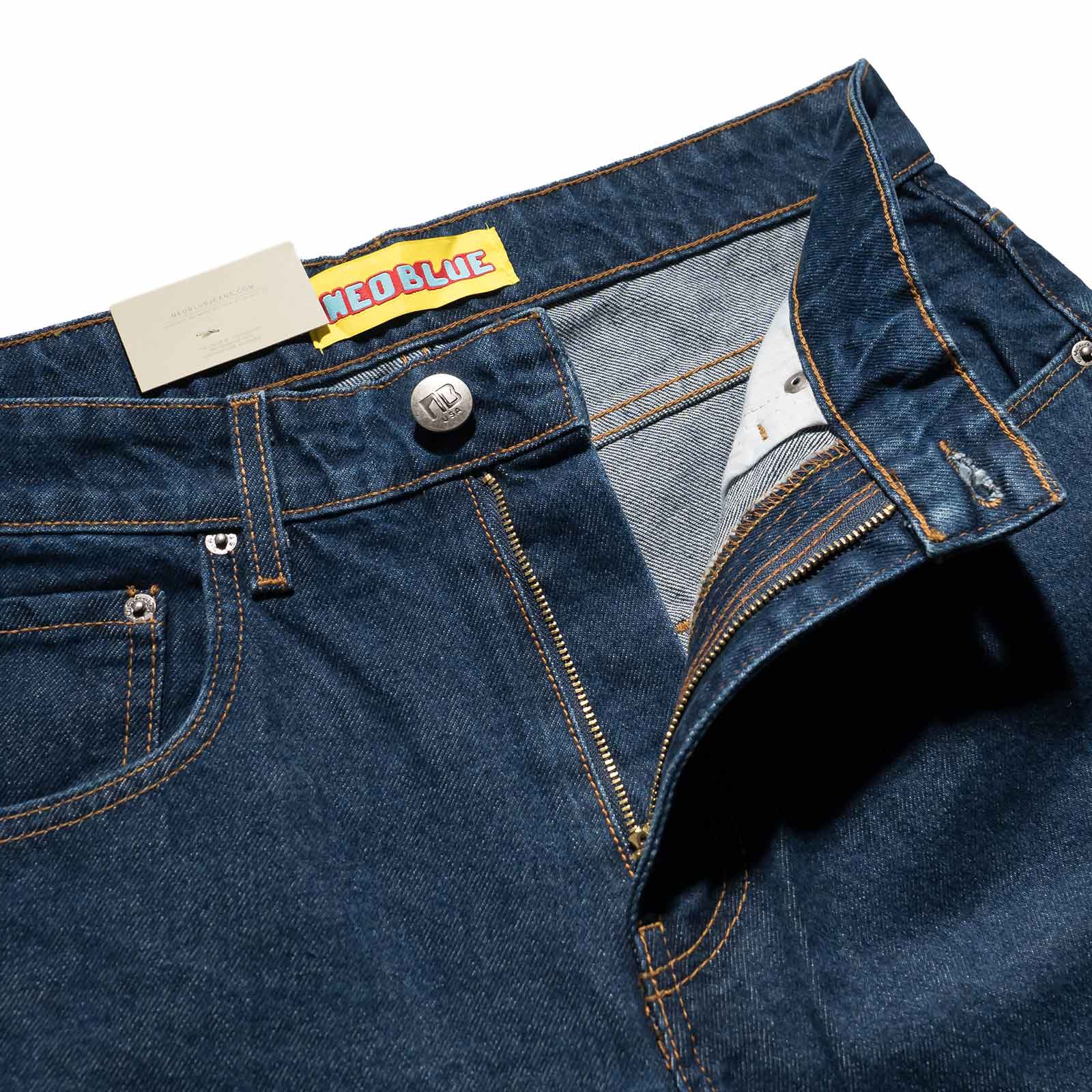 【未使用に近い】エストネーション　ダークブルー バギーパンツ　36 未使用に近い】エストネーション ダークブルー バギーパンツ 36