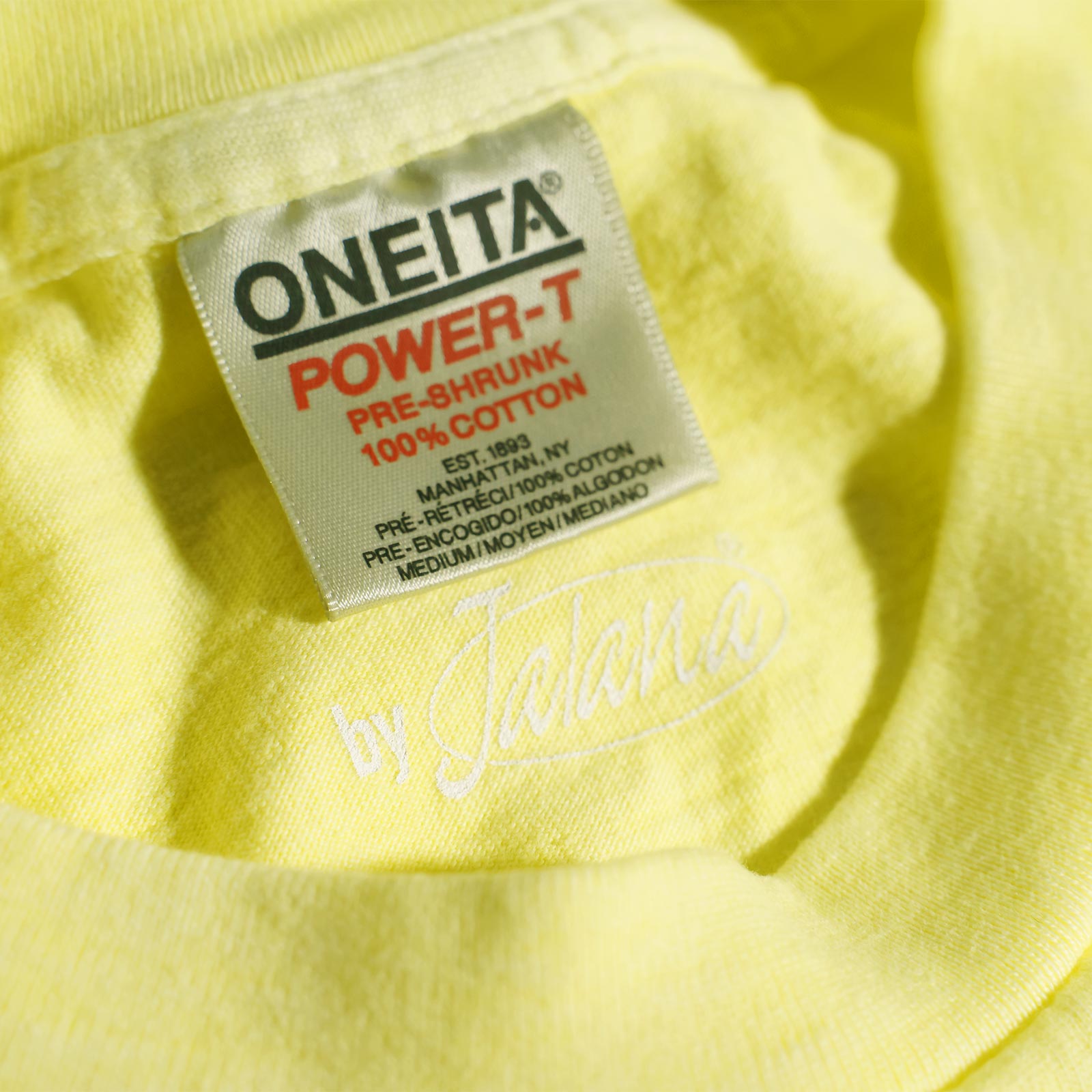 オニータ ONEITA 半袖 パワーTシャツ Jalana別注 ピグメントダイ