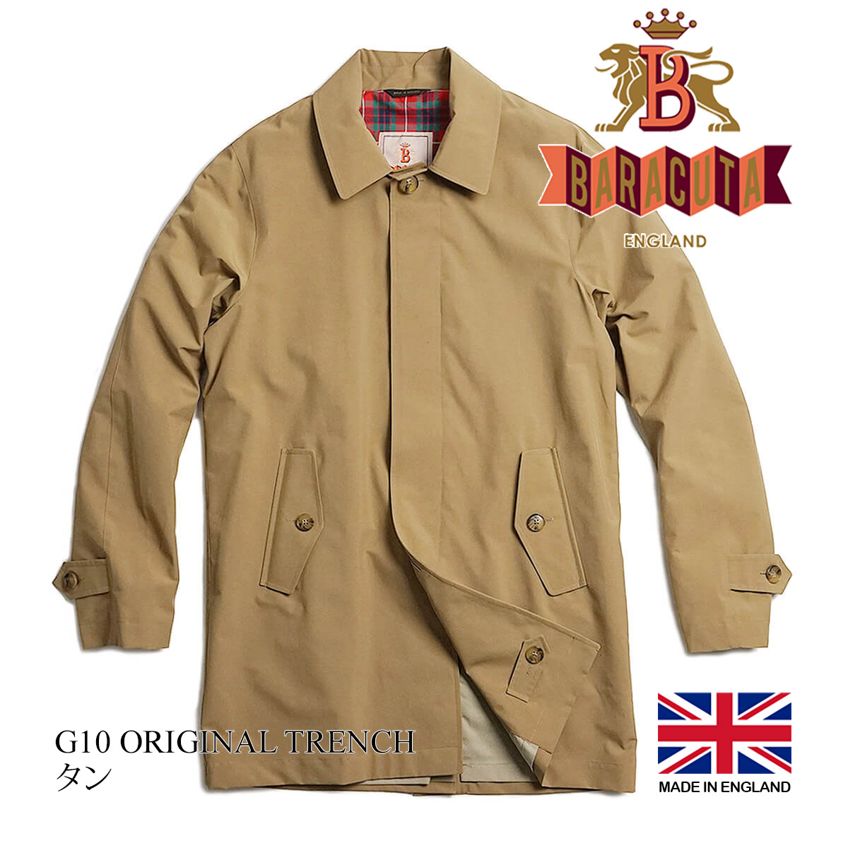 バラクータ BARACUTA G10 オリジナルトレンチコート | ORIGINAL TRENCH メンズ 英国製 イングランド製 MADE IN ENGLAND ステンカラーコート フォーマル ビジネ バラクータ BARACUTA G10 オリジナルトレンチコート | ORIGINAL TRENCH メンズ 英国製 イングランド製 MADE IN ENGLAND ステンカラーコート フォーマル ビジネ