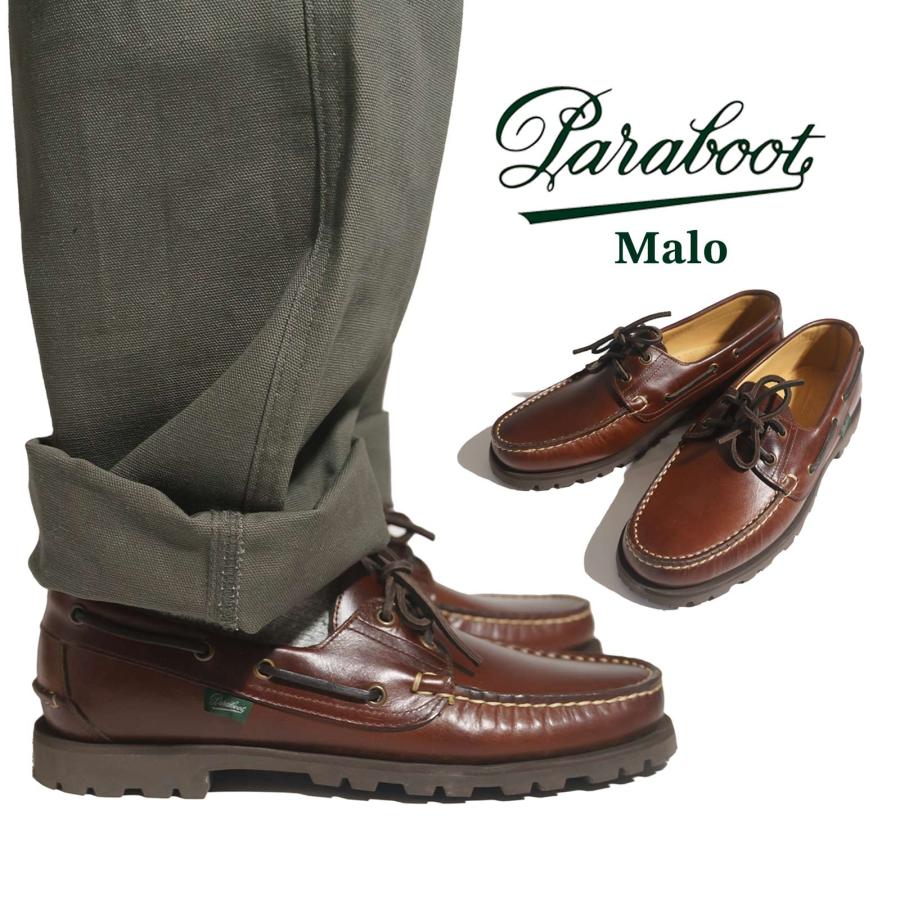 パラブーツ PARABOOT マロ ｜ メンズ 25-29.5cm モカシン キャンプモック