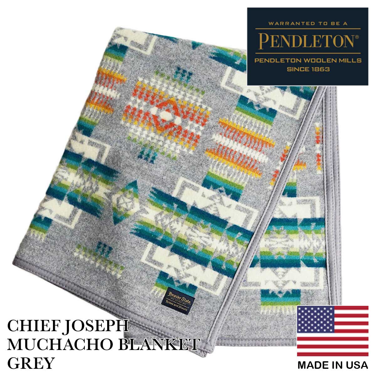 ペンドルトン PENDLETON チーフジョセフ ムチャチョ ブランケット CHIEF JOSEPH MUCHACHO BLANKET ウール 膝掛け  毛布 アメリカ製 米国製