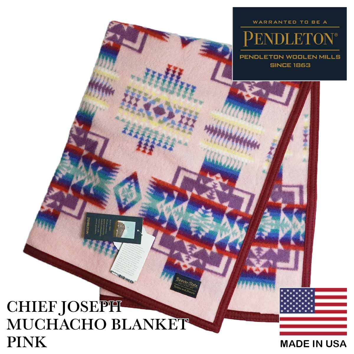 ペンドルトン PENDLETON チーフジョセフ ムチャチョ ブランケット CHIEF JOSEPH MUCHACHO BLANKET ウール 膝掛け 毛布 アメリカ製 米国製｜jalana｜10