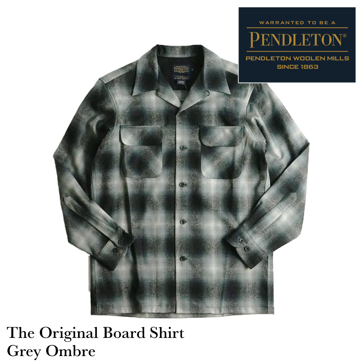 ペンドルトン PENDLETON 長袖 ウールシャツ クラッシックボードシャツ ｜ ボックスシャツ メンズ 定番 CLASSIC BOARD  SHIRT オープンカラー 開襟 ウマティラ ア