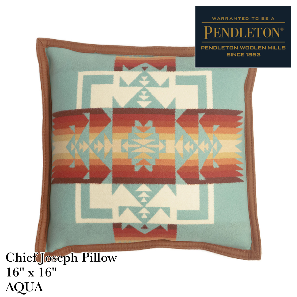 ペンドルトン PENDLETON チーフジョセフ ピローXP573 ウール クッション 枕 ネイティブ柄 アメリカ製 米国製