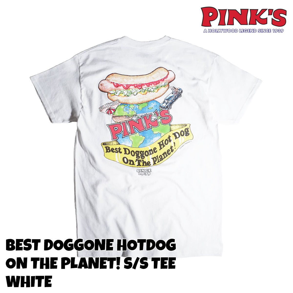 ピンクス ホットドッグス PINKS HOTDOGS 半袖 Tシャツ ベストドゴン