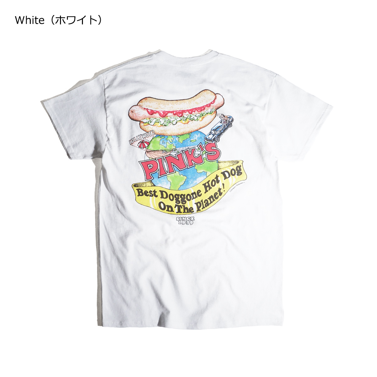 ピンクス ホットドッグス PINKS HOTDOGS 半袖 Tシャツ ベストドゴンホットドッグオンザプラネットメンズ S-XXL 海外買い付け ご当地｜jalana｜06