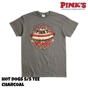ピンクス ホットドッグス PINKS HOTDOGS 半袖 Tシャツ ホットドッグスフロントプリント...