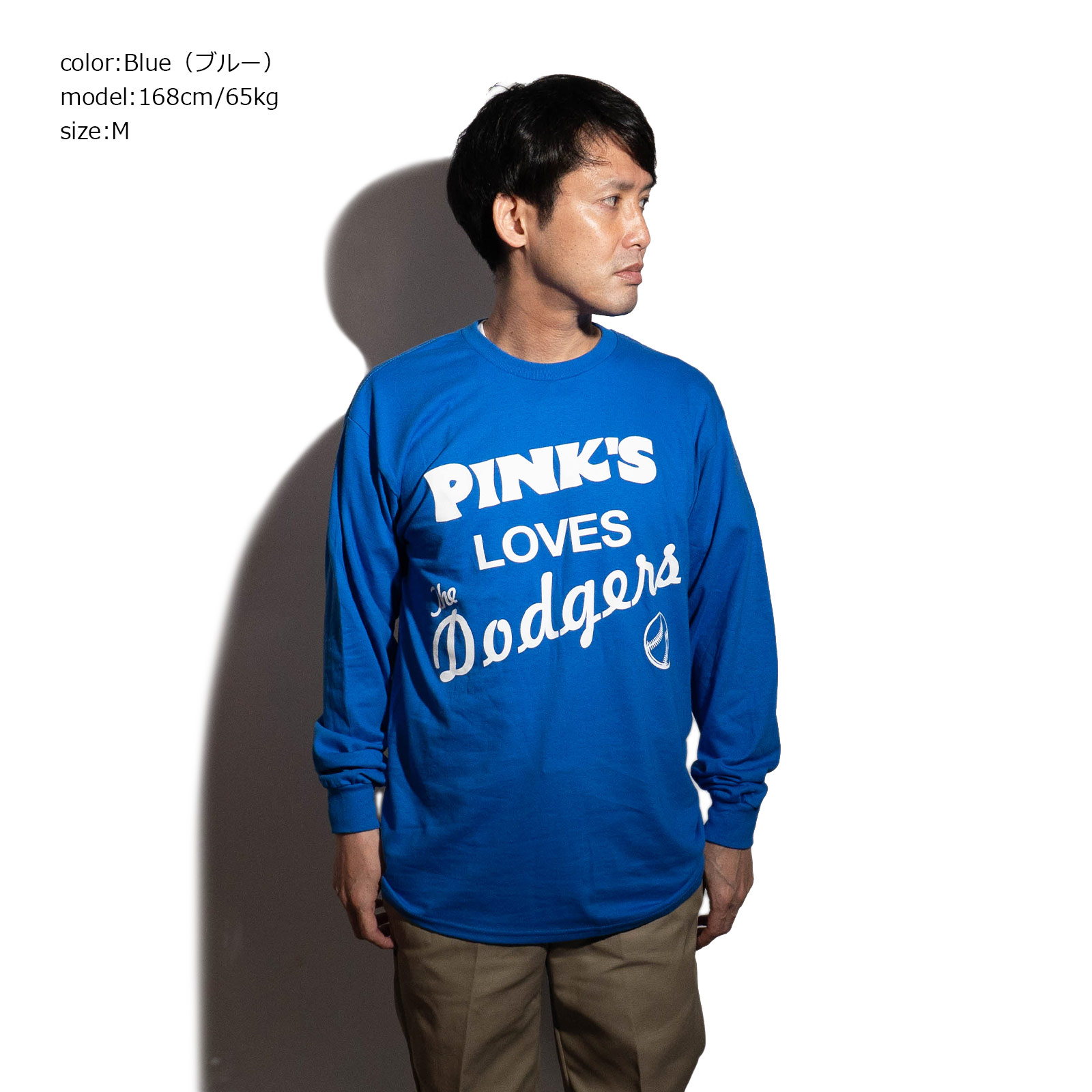 ピンクス ホットドッグス PINK'S HOTDOGS 長袖 Tシャツ ピンクスラブズ