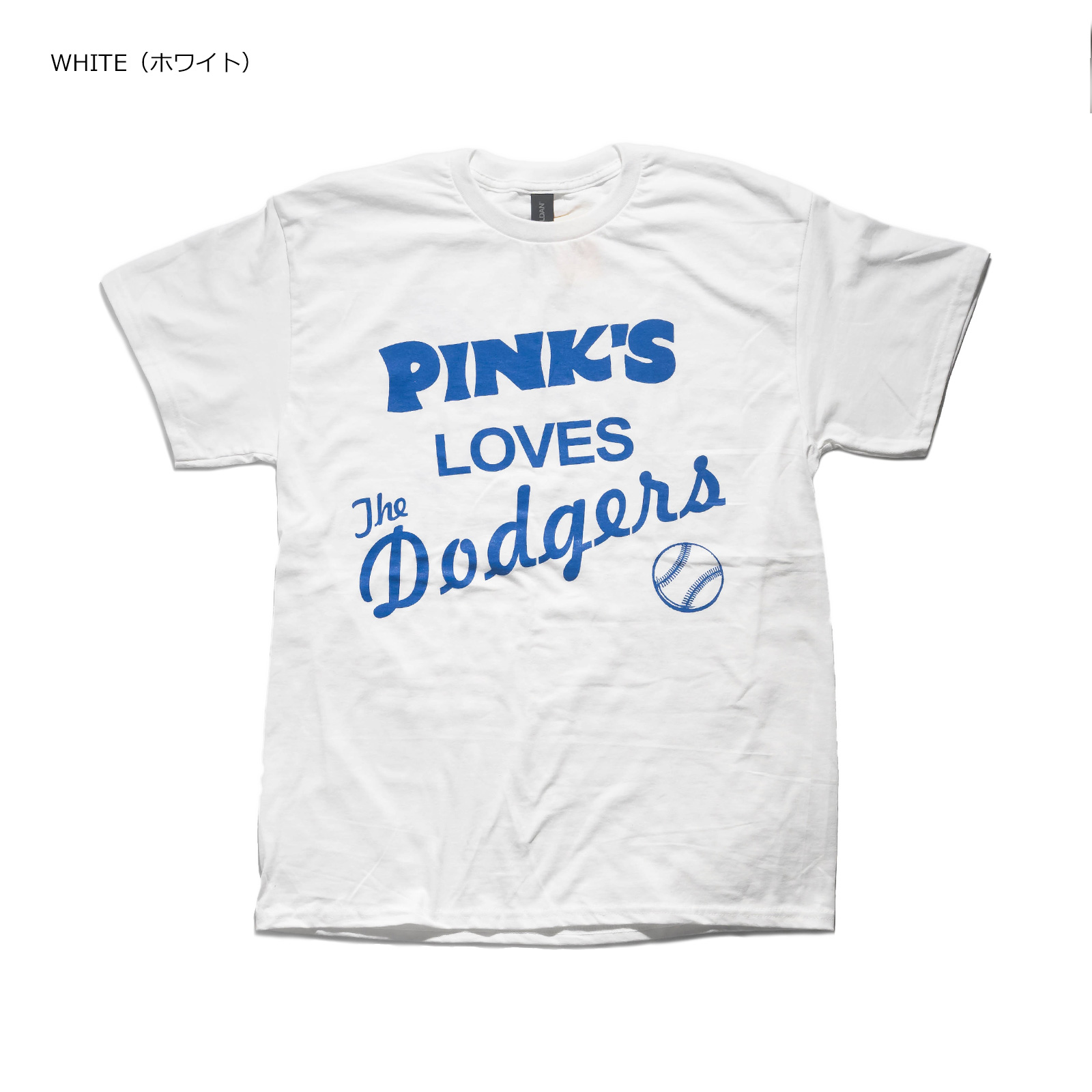 新しい到着 HOTDOGS PINK'S ホットドッグス ピンクス 半袖 ピンク Tシャツ トップス