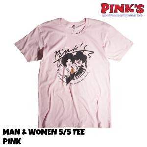 ピンクス ホットドッグス PINKS HOTDOGS 半袖 Tシャツ マンアンドウーマン ｜ メンズ...