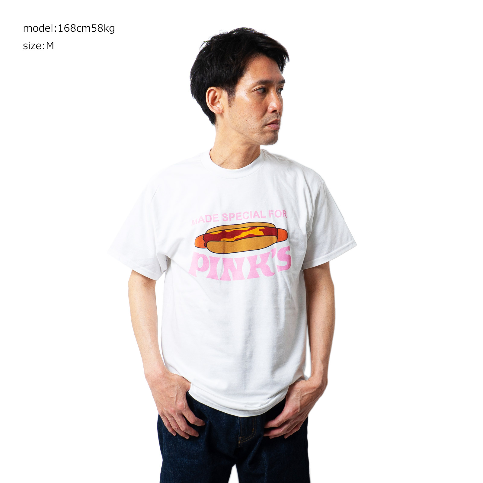 ピンクスホットドッグス PINK'S HOTDOGS 半袖 Tシャツ 別注 ピンクス