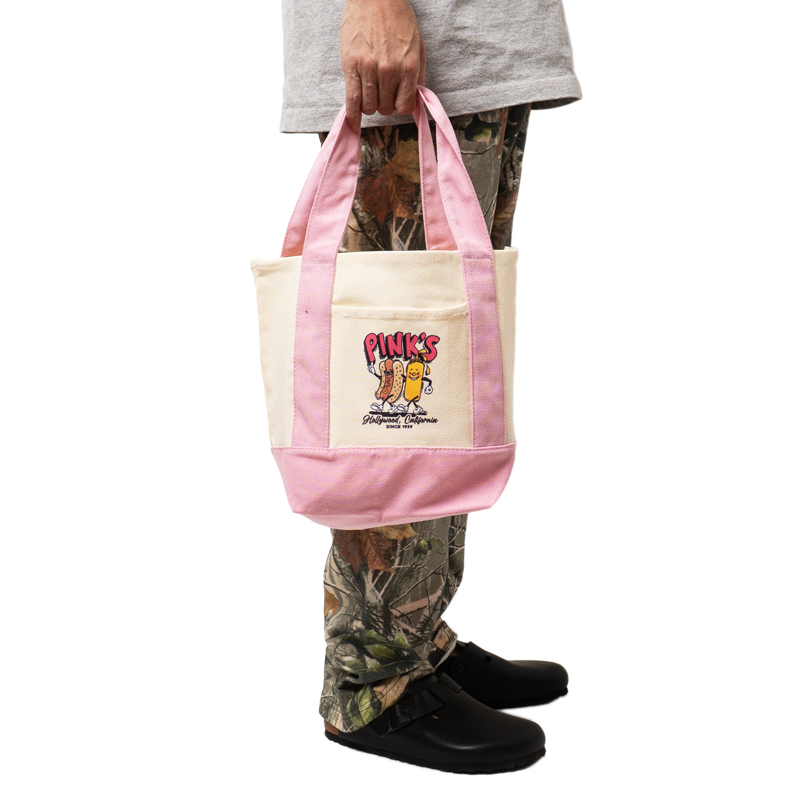 ピンクス ホットドッグス PINK'S HOTDOGS ミニトートバッグ ｜ メンズ