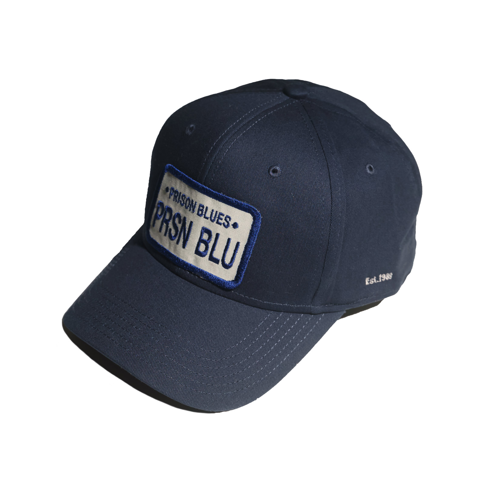 PRISON BLUES（プリズンブルース） ロゴベースボールキャップ ネイビー