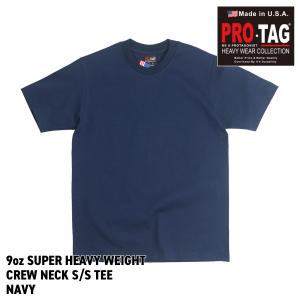 プロタグ PRO-TAG 9オンススーパーヘビーウエイト クルーネック 半袖Tシャツ BIG SIZ...