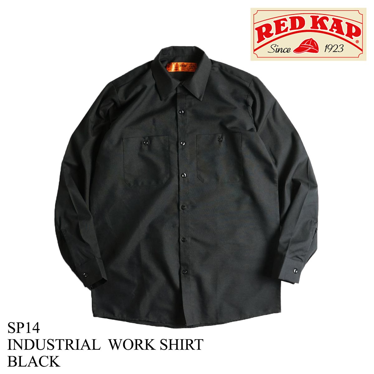 レッドキャップ REDKAP #SP14 長袖 インダストリアル ワークシャツ 無地 INDUSTRIAL WORK SHIRT｜jalana｜06