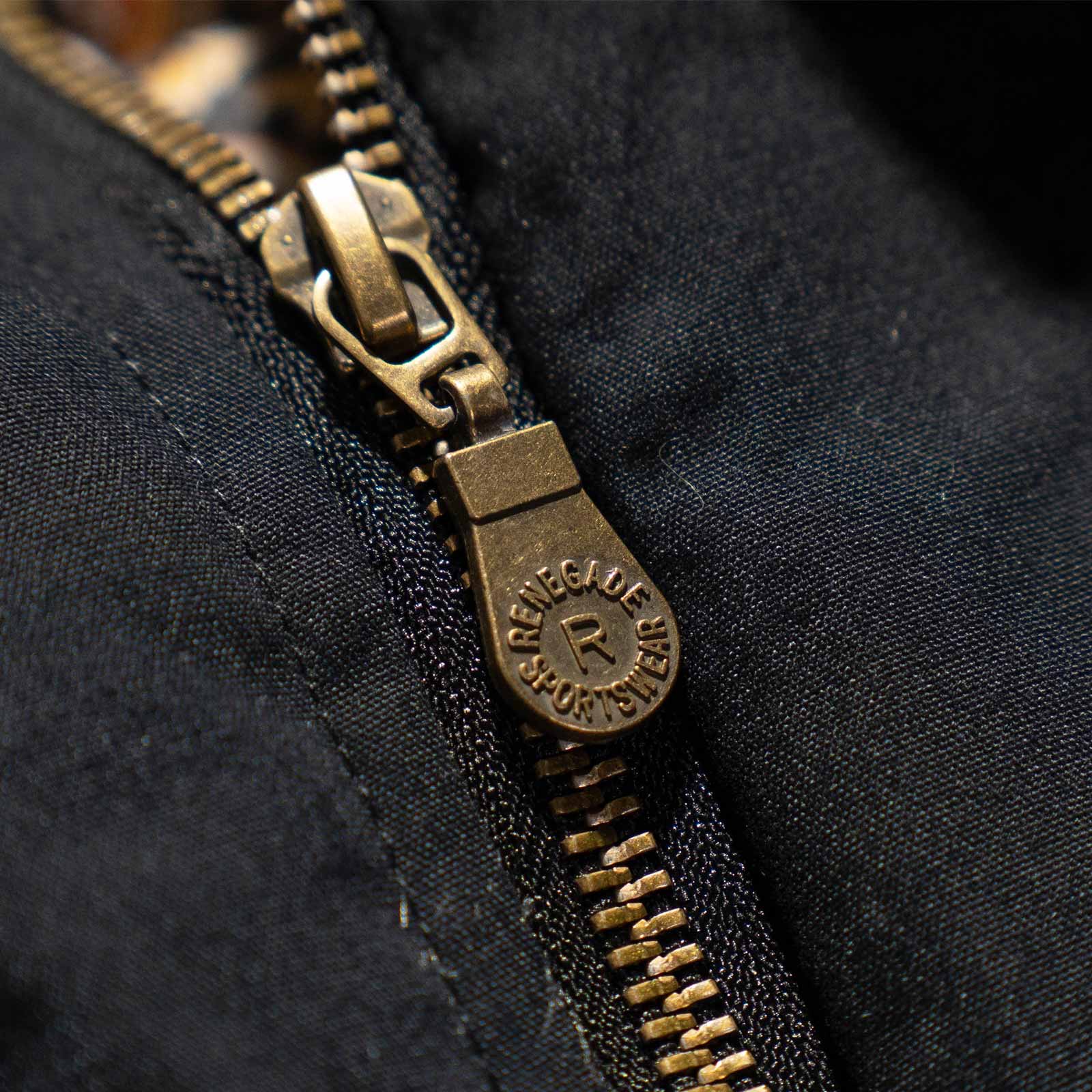 レネゲードスポーツウエア RENEGADE sportswear パデッドナイロンラインド ダービージャケット ｜ ブルゾン ショート丈 ブラック ペイズリー | ブランド登録なし | 07