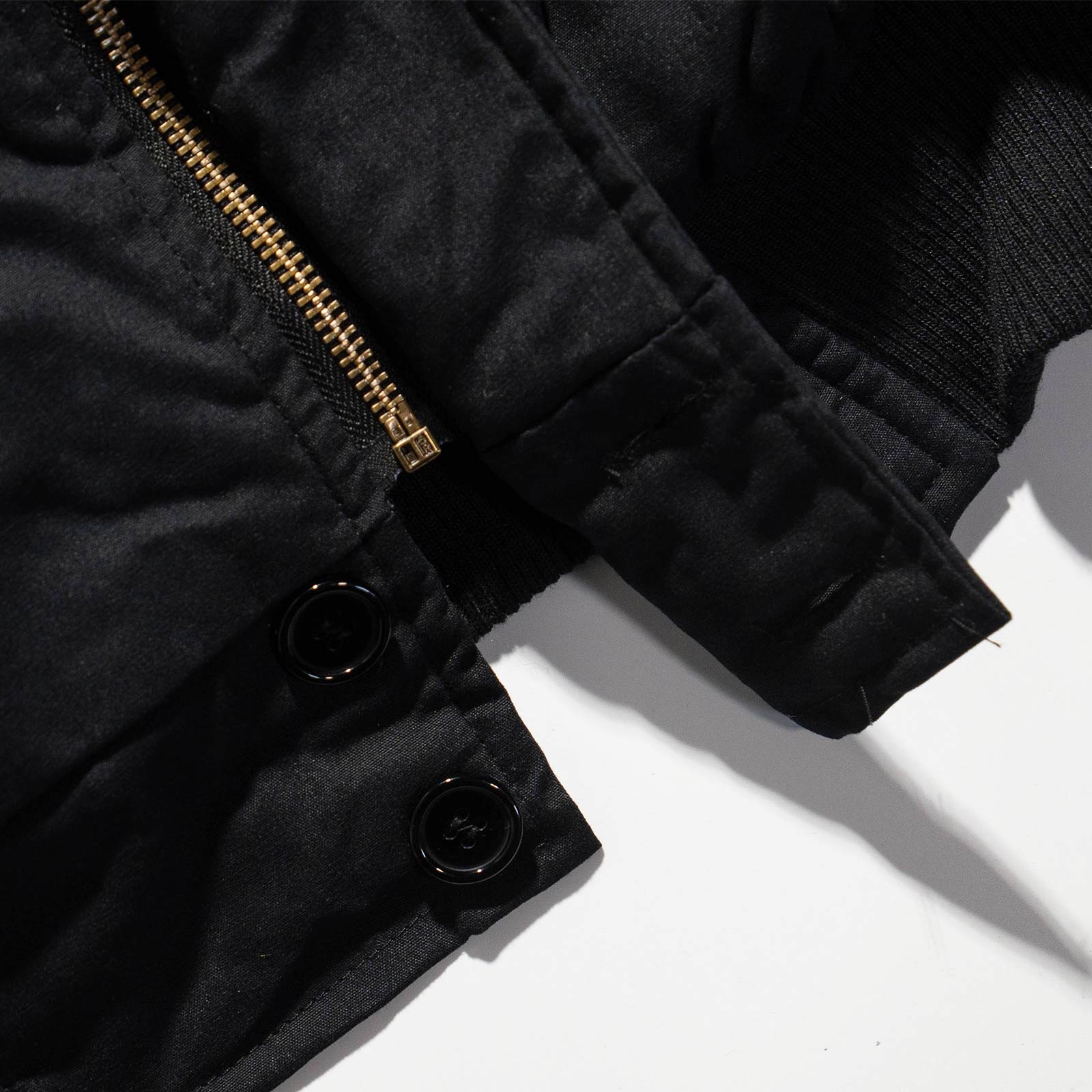 レネゲードスポーツウエア RENEGADE sportswear パデッドナイロンラインド ダービージャケット ｜ ブルゾン ショート丈 ブラック ペイズリー | ブランド登録なし | 09