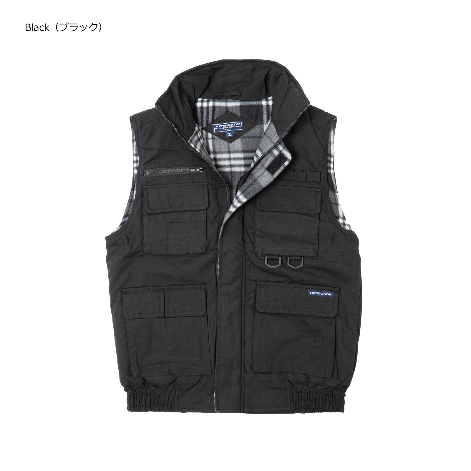 Renegade Sportswear マルチポケット ユーティリティベスト ｜ メンズ
