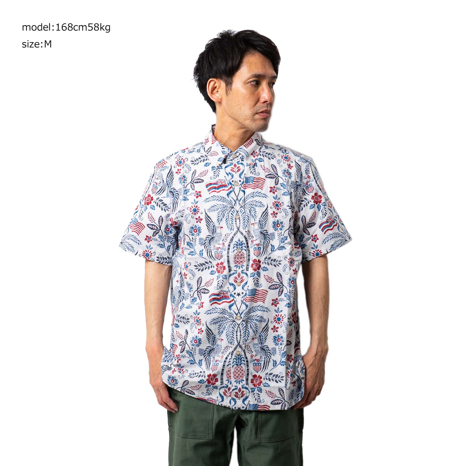 reyn spooner（レインスプーナー） 半袖アロハシャツ サマー