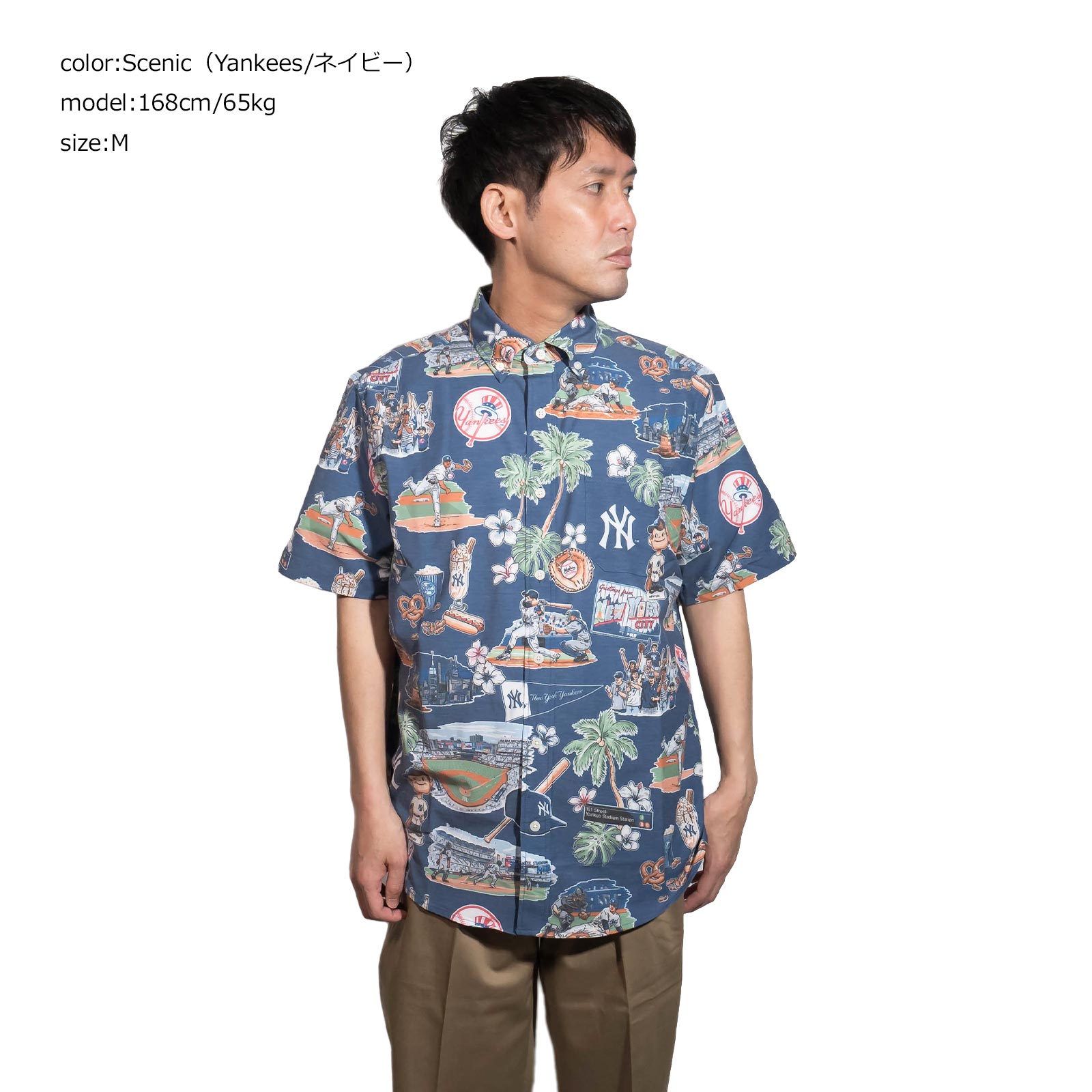 reyn spooner（レインスプーナー） 半袖 アロハシャツ フルオープン